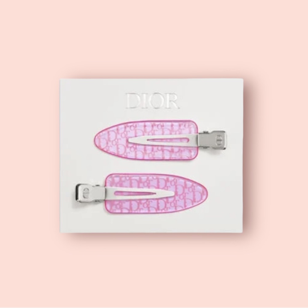 Dior Beauty Pink Hair Clips🩷